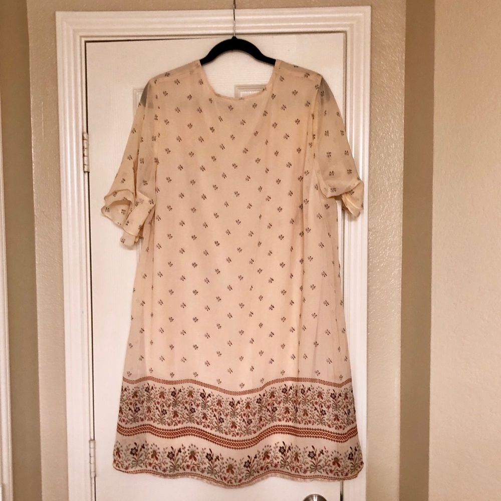 Blush floral dress
